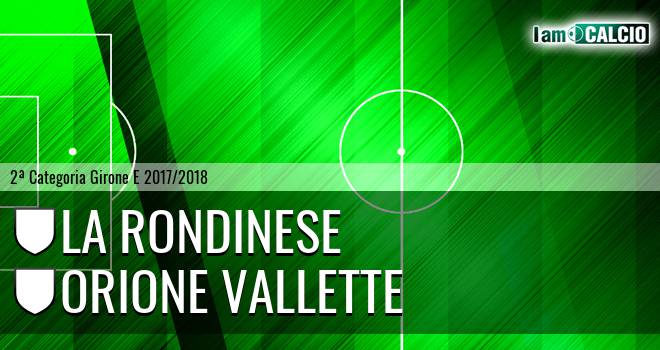 La Rondinese - Orione Vallette