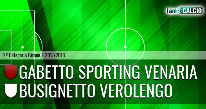 Gabetto Sporting Venaria - Busignetto Verolengo