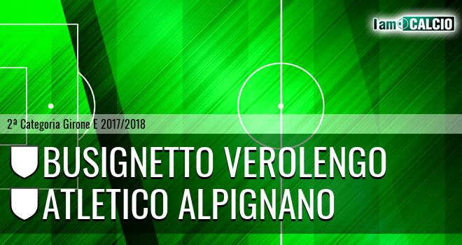 Busignetto Verolengo - Atletico Alpignano