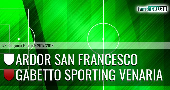 Ardor San Francesco - Gabetto Sporting Venaria