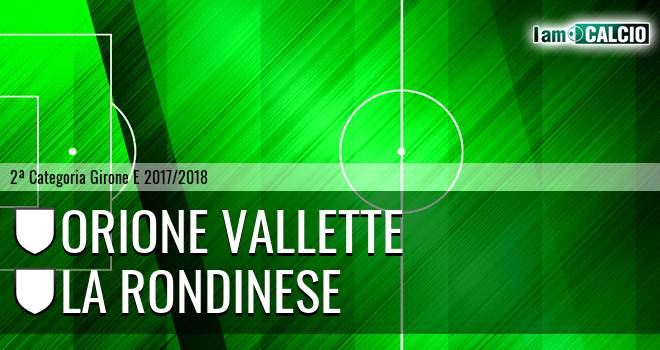 Orione Vallette - La Rondinese