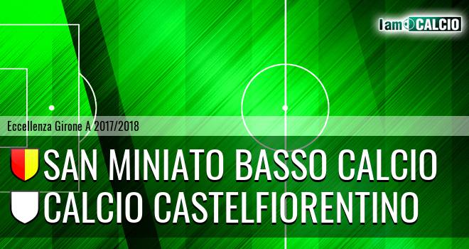 San Miniato Basso Calcio - Calcio Castelfiorentino