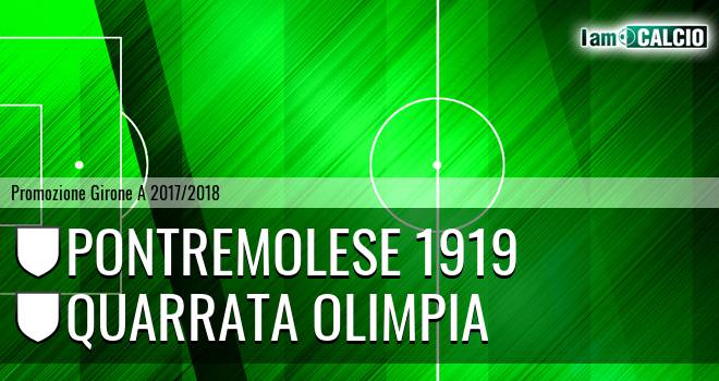 Pontremolese 1919 - Quarrata Olimpia