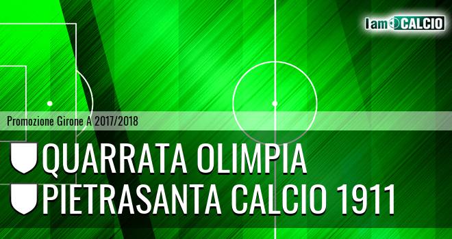 Quarrata Olimpia - Pietrasanta Calcio 1911