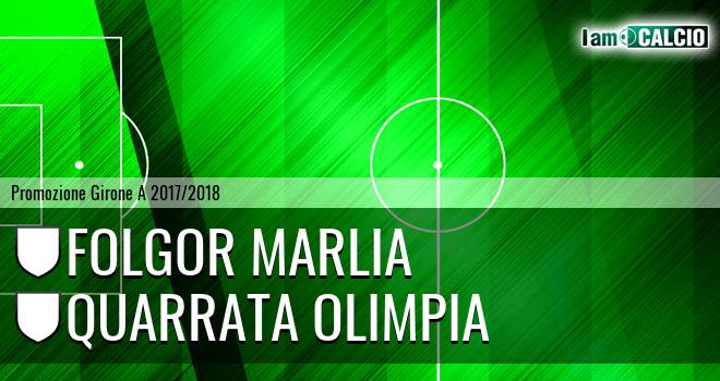 Folgor Marlia - Quarrata Olimpia