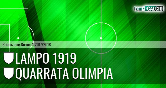 Lampo 1919 - Quarrata Olimpia