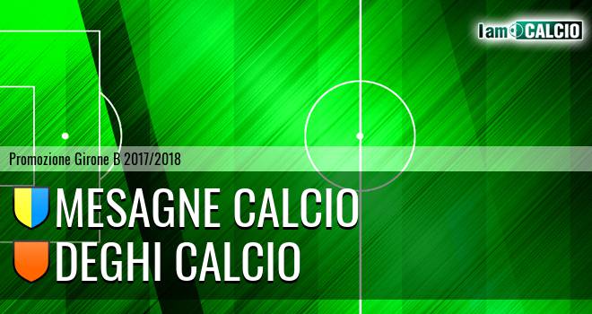 Mesagne Calcio - Deghi Calcio