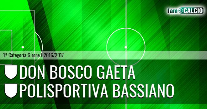 Don Bosco Gaeta - Polisportiva Bassiano