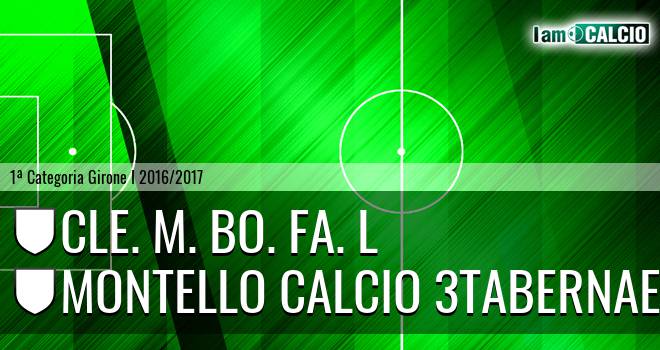 Cle. M. Bo. Fa. l - Montello Calcio 3Tabernae