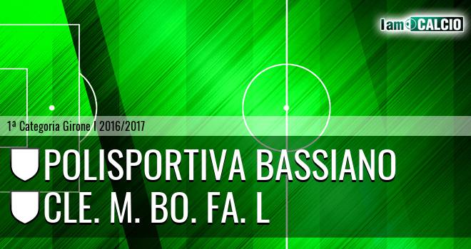 Polisportiva Bassiano - Cle. M. Bo. Fa. l