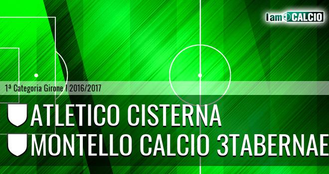 Atletico Cisterna - Montello Calcio 3Tabernae