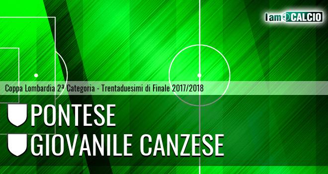 Pontese - Giovanile Canzese