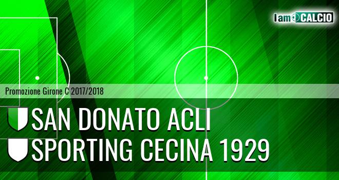 San Donato Acli - Sporting Cecina 1929