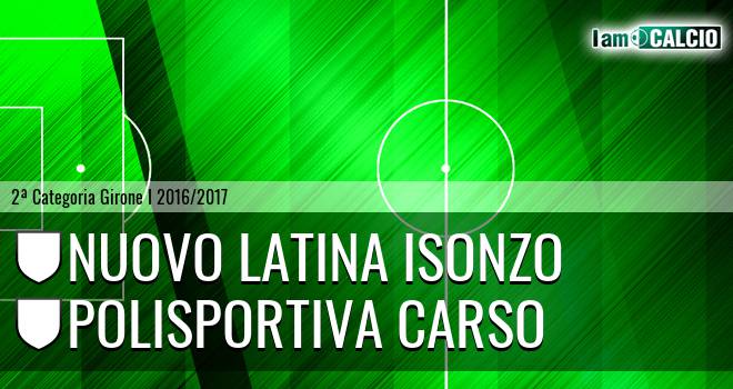 Nuovo Latina Isonzo - Polisportiva Carso