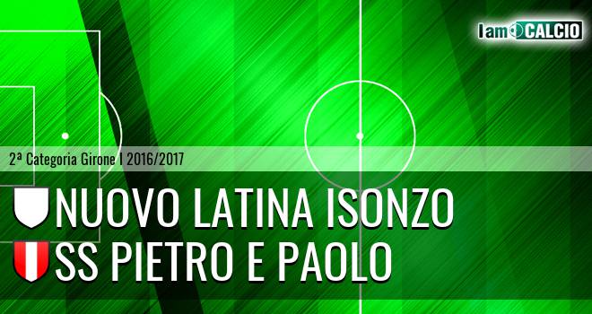 Nuovo Latina Isonzo - SS pietro e Paolo