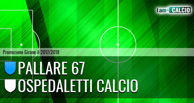 Pallare 67 - Ospedaletti Calcio