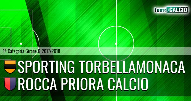 Sporting Torbellamonaca - Rocca Priora Calcio