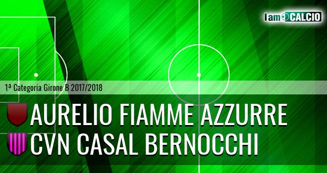 Aurelio Fiamme Azzurre - Cvn Casal Bernocchi