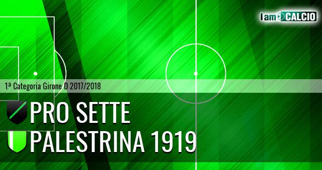 Pro Sette - Palestrina 1919