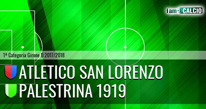 Atletico San Lorenzo - Palestrina 1919