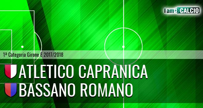 Atletico Capranica - Bassano Romano