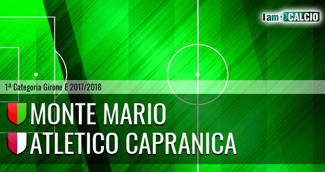 Monte Mario - Atletico Capranica