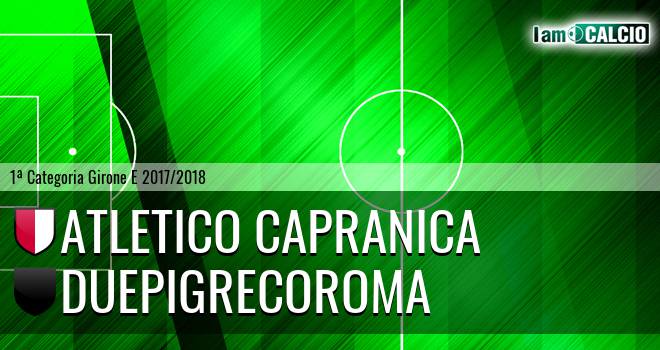 Atletico Capranica - Duepigrecoroma