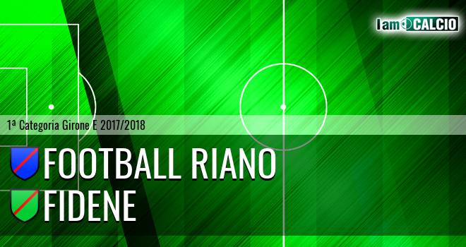 Football Riano - Fidene