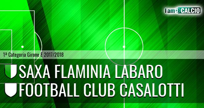 Saxa Flaminia Labaro - Football Club Casalotti