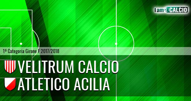 Velitrum Calcio - Atletico Acilia