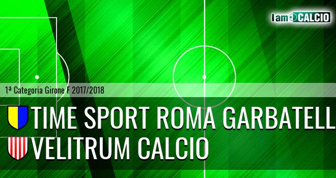 Time Sport Roma Garbatella - Velitrum Calcio