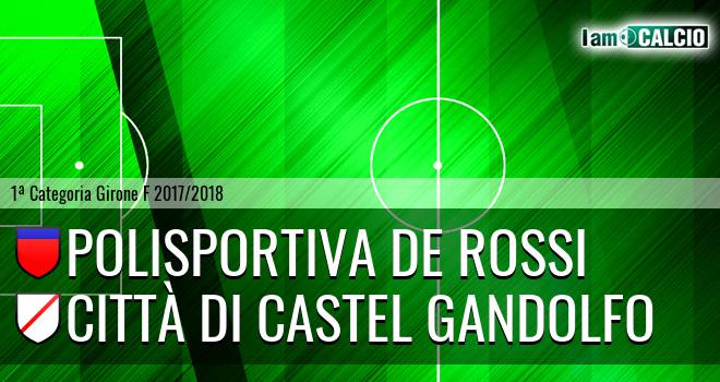 Polisportiva De Rossi - Città di Castel Gandolfo