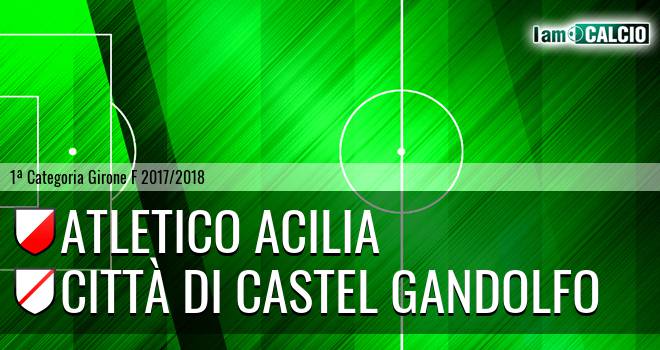 Atletico Acilia - Città di Castel Gandolfo