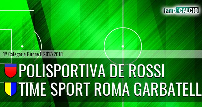 Polisportiva De Rossi - Time Sport Roma Garbatella