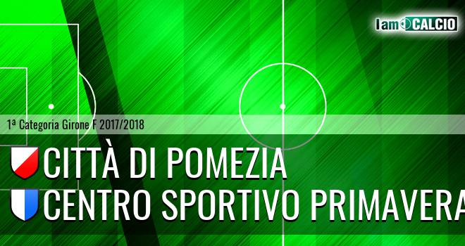 Città Di Pomezia - Centro Sportivo Primavera