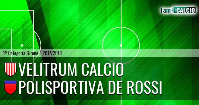 Velitrum Calcio - Polisportiva De Rossi