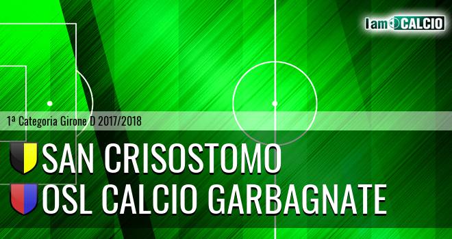 San Crisostomo - Osl calcio Garbagnate