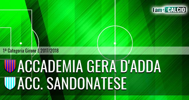 Accademia Gera D'Adda - Acc. Sandonatese