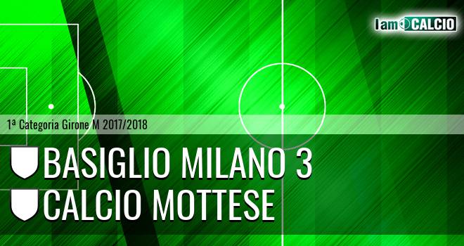 Basiglio Milano 3 - Calcio Mottese