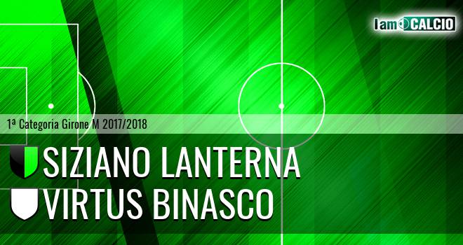 Siziano Lanterna - Virtus Binasco