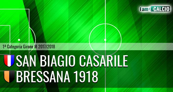 San Biagio Casarile - Bressana 1918