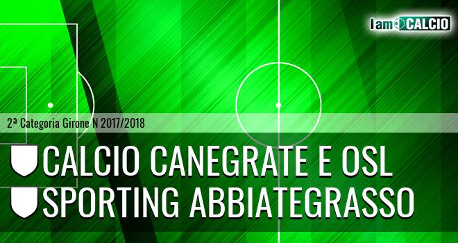 Calcio Canegrate e Osl - Sporting Abbiategrasso