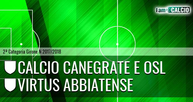 Calcio Canegrate e Osl - Virtus Abbiatense