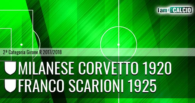 Milanese Corvetto 1920 - Franco Scarioni 1925