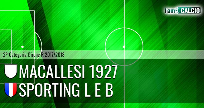 Macallesi 1927 - Sporting L E B