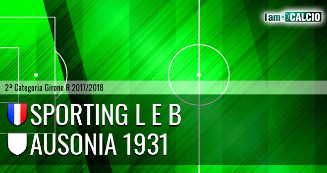 Sporting L E B - Ausonia 1931