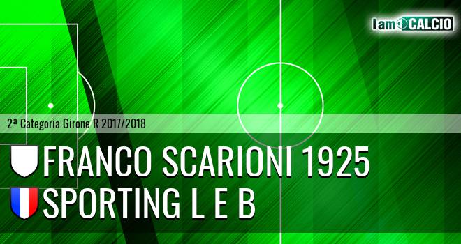 Franco Scarioni 1925 - Sporting L E B