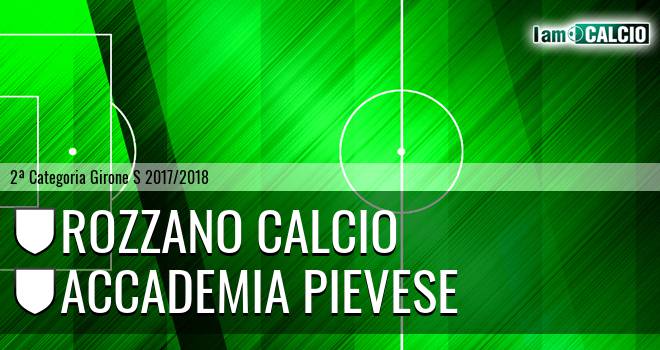 Rozzano Calcio - Accademia Pievese