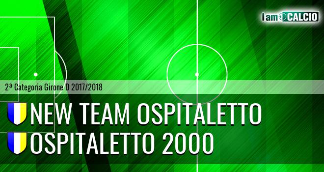 New Team Ospitaletto - Ospitaletto 2000