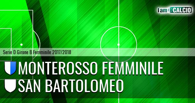 Monterosso Femminile - San Bartolomeo